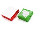 red and Green bakery boxes