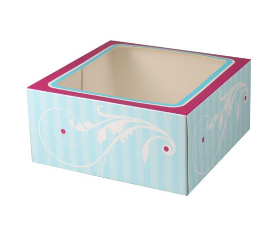 Pink and blue Cake Boxes