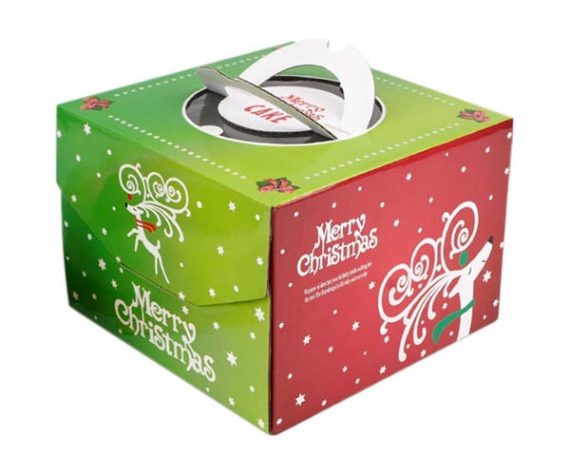 Christmas Cake Packaging Boxes