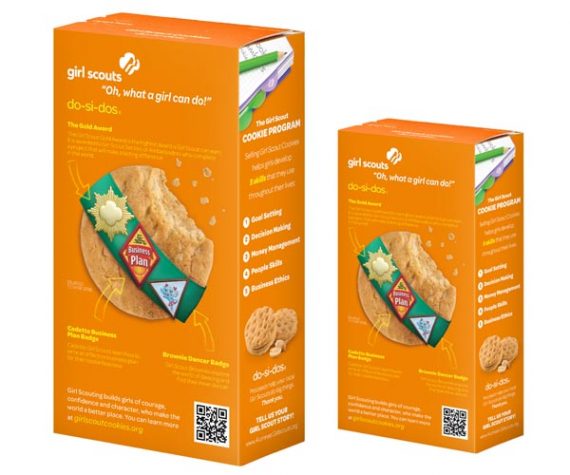 Orange Cookie Boxes