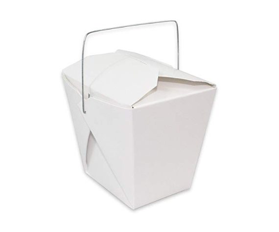 White Chinese Takeout Boxes