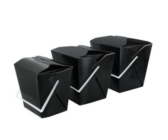 Black Chinese Takeout Boxes