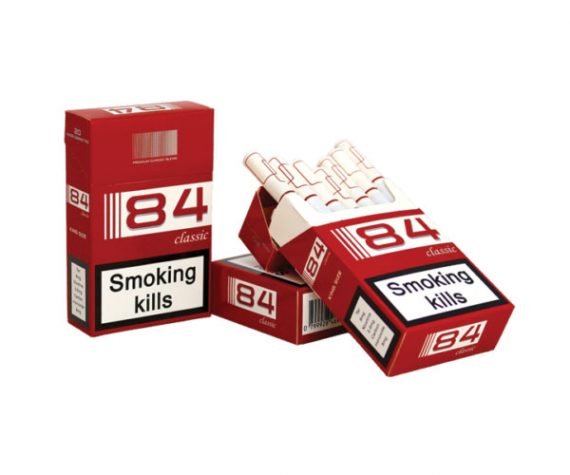Red and White Cigarette boxes