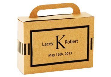 Kraft Suitcase Boxes