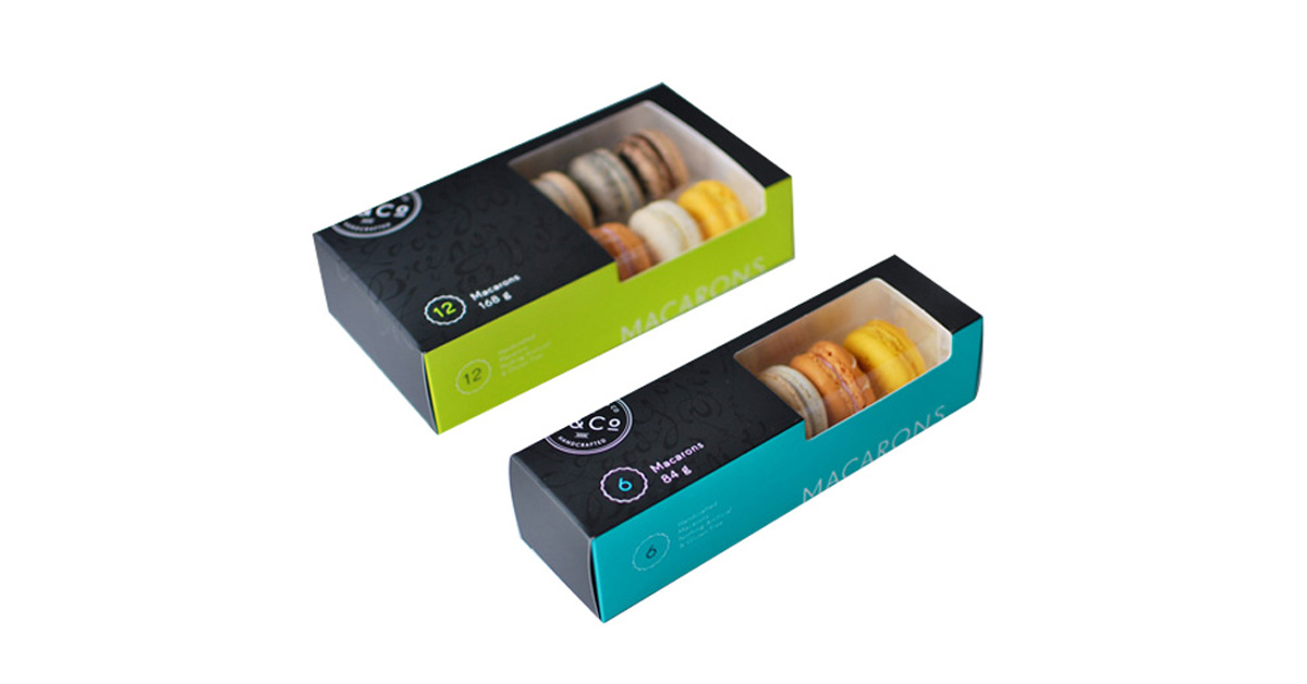 French macaron boxes