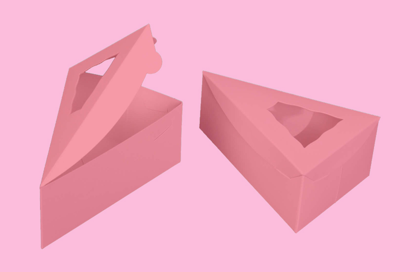 Custom pink Pie Boxes