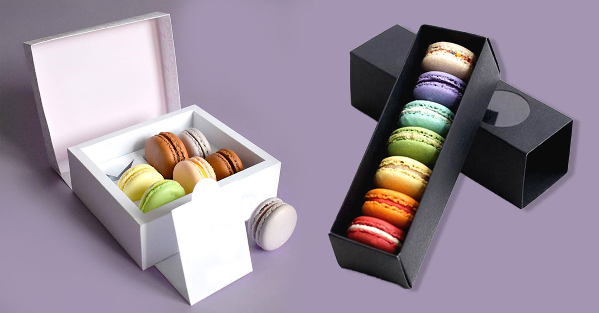 Custom Printed Macaron Boxes