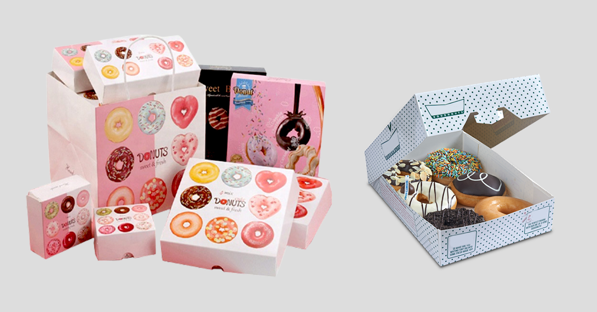 Eye-catching donut boxes