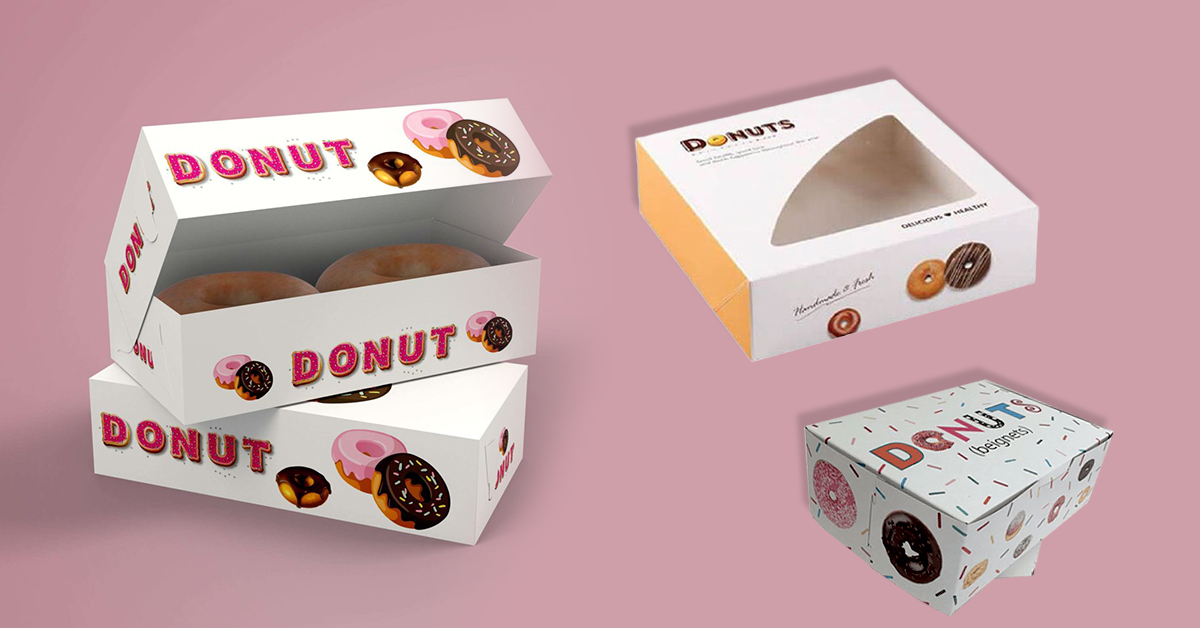 Custom Printed Donut Boxes