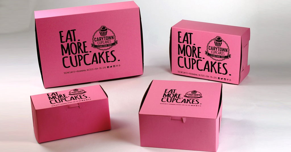 Pink Cake Boxes